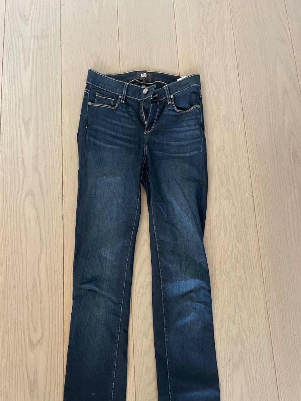 PAIGE Dark Wash Jeans Size 27 Classic Denim